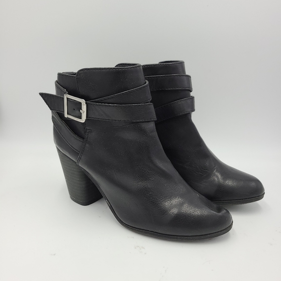 Material Girl Shoes Material Girl Lexia Heeled Bootie Womens 8